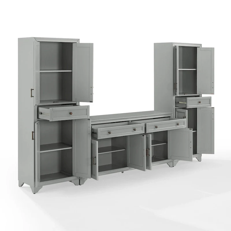 3-piece Sideboard and Pantry Set - 15x108.5x67.75