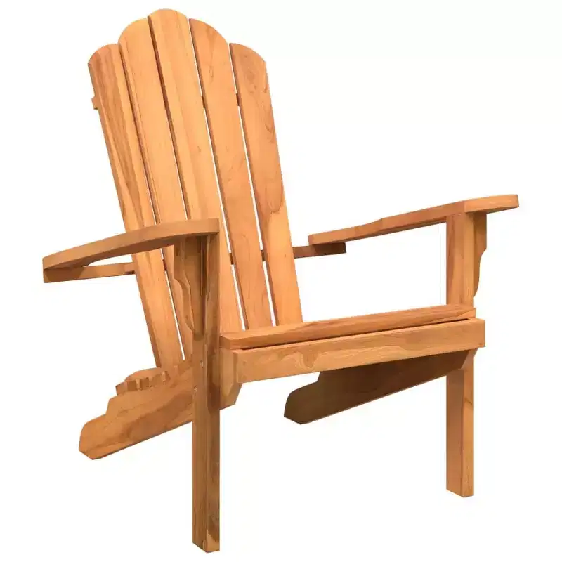 vidaXL Adirondack Chair 2 pcs 78 x 77 x 95 cm Solid Teak Wood