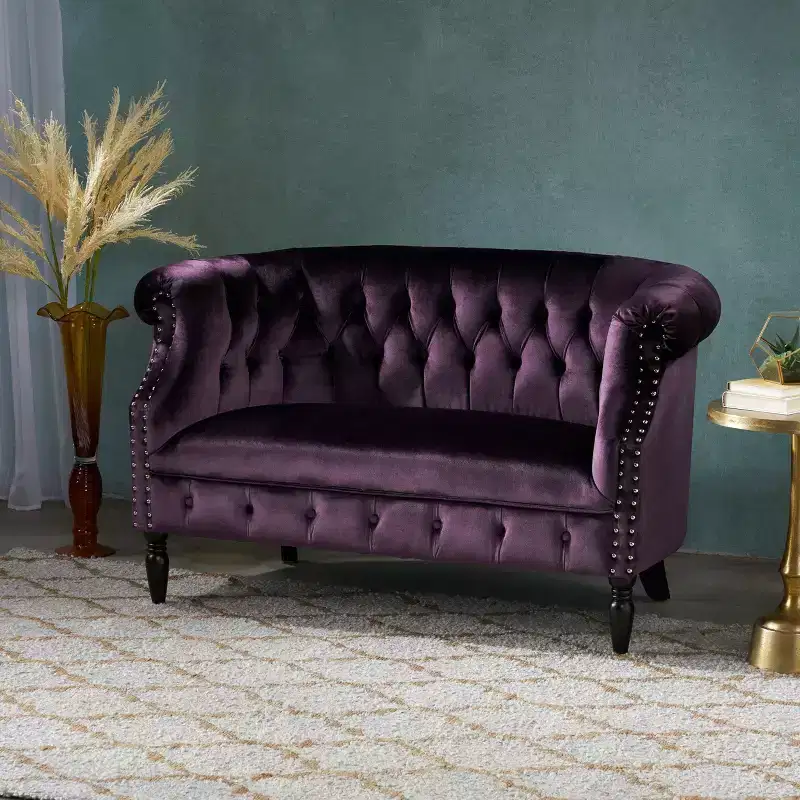 Scroll Arm Loveseat