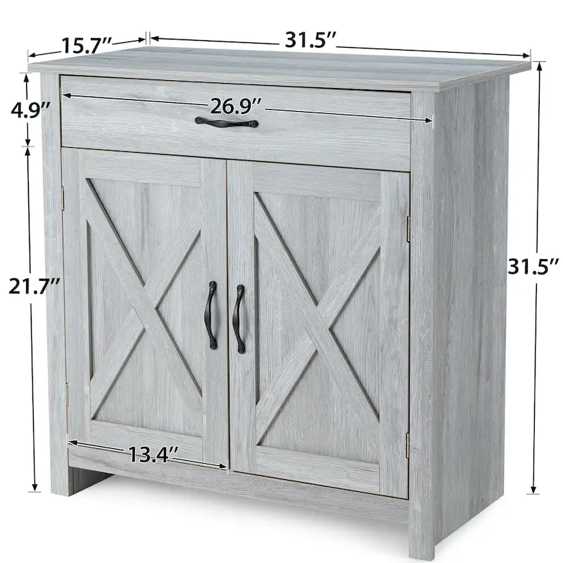 AVAWING Kitchen Sideboard Buffet Cabinet Entryway Cupboard Server