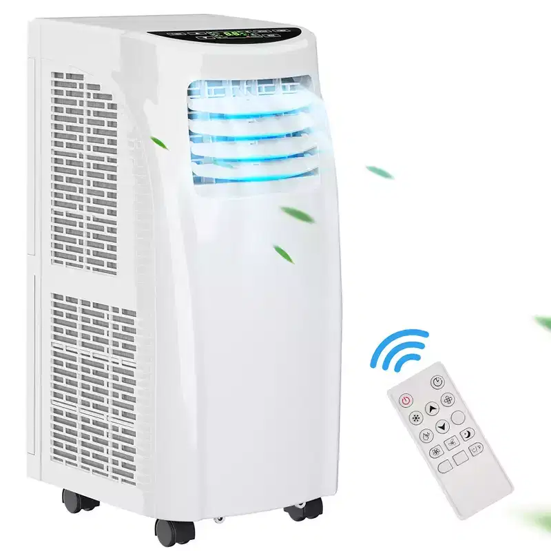 Costway Portable Air Conditioner & Dehumidifier Function Remote w/ Window Kit