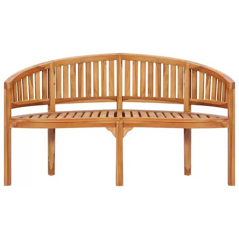 vidaXL Garden Bench Natural Teak Solid Teak Wood Large Durable
