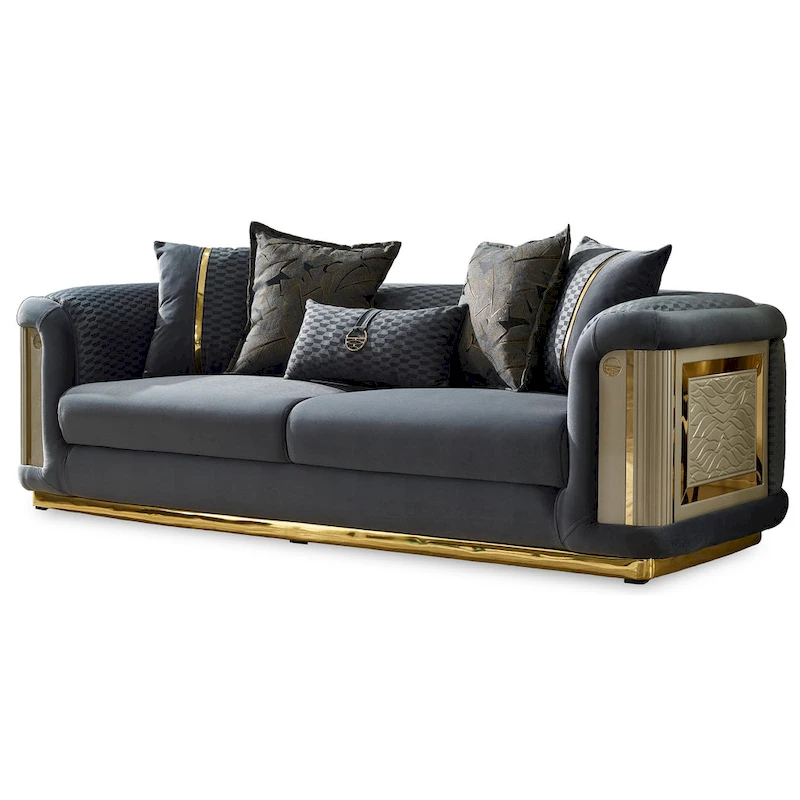 Ella 3-piece Living room Set Square Arms