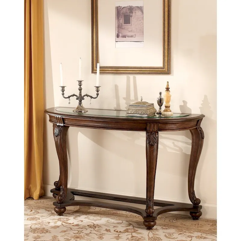 Dark Brown Sofa Table