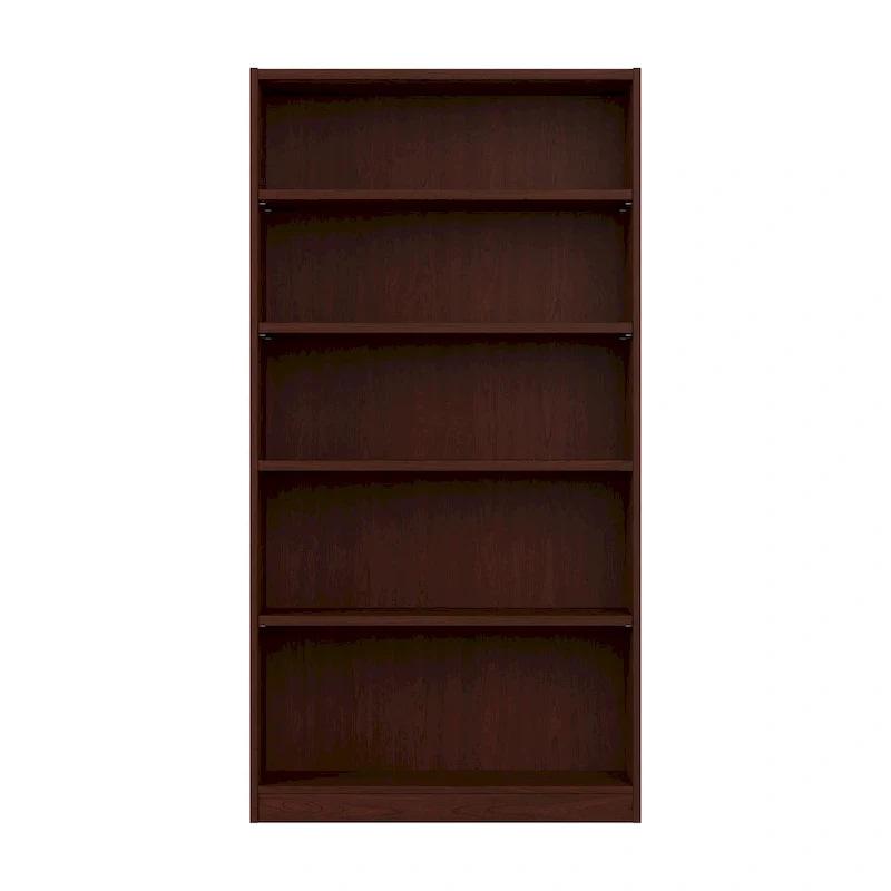 Tall 5 Shelf Bookcase with Adjustable Shelves