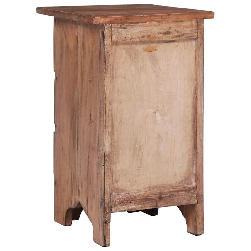 Bedside Cabinet Solid Wood Mahogany