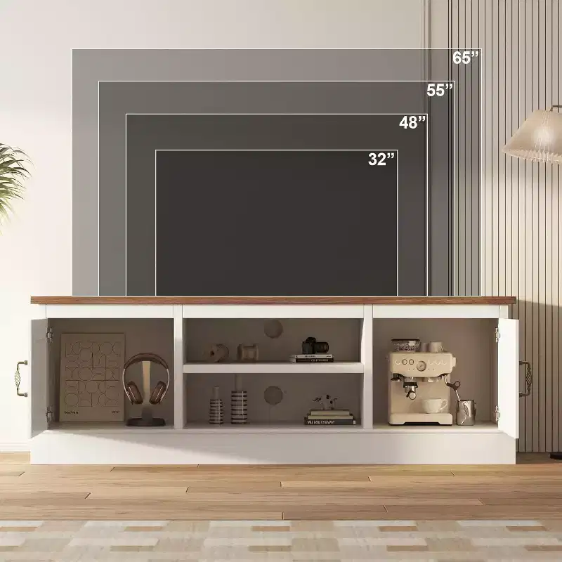 Farmhouse TV Stand for 65