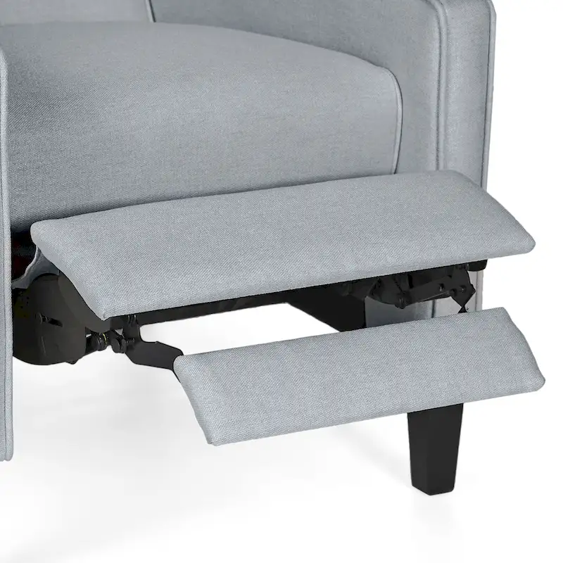 Dalton Fabric Pushback Recliner Club Armchair by Christopher Knight Home