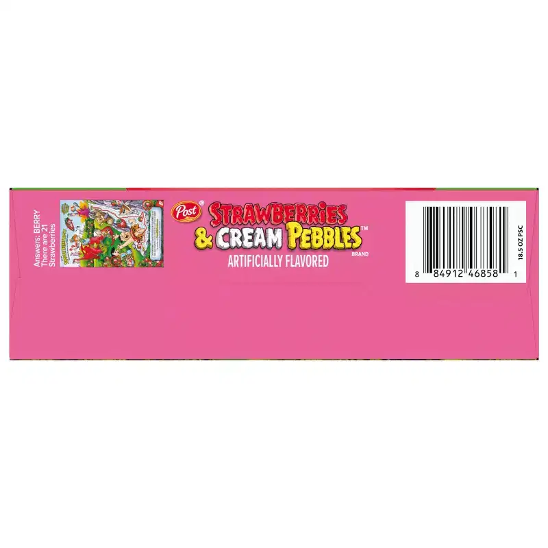 Post PEBBLES Strawberries and Cream Breakfast Cereal - 18.5oz
