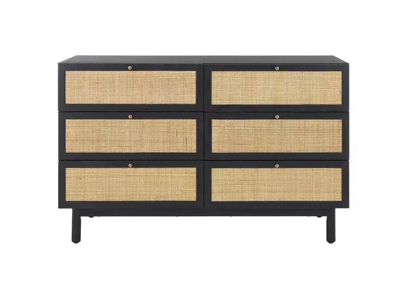 Aino 6 Drawer Dresser - DRS9600 - Safavieh
