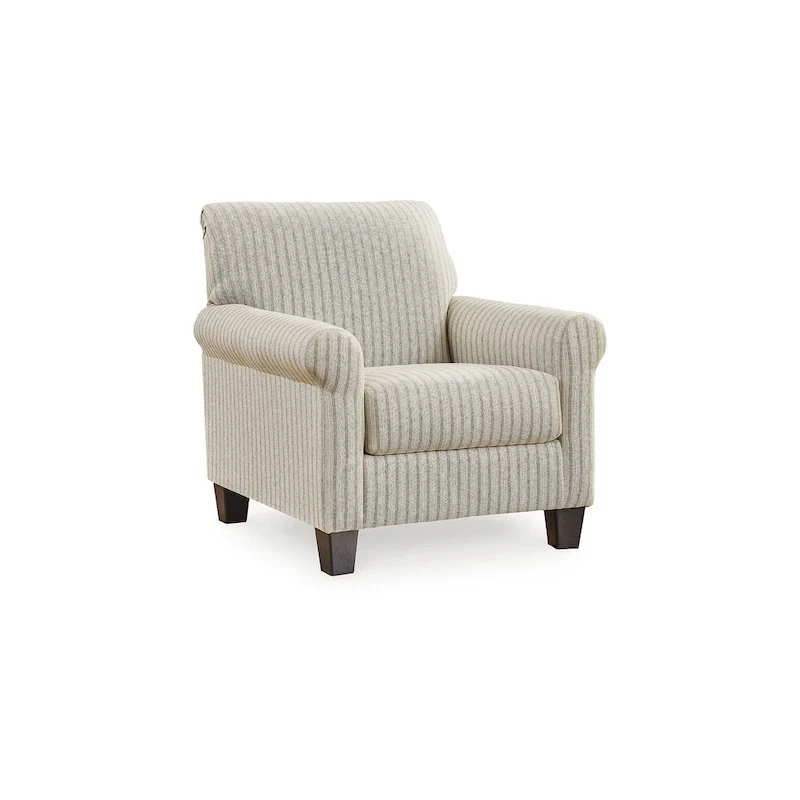 Valerani Brown/Beige Accent Chair - 36W x 36D x 36H