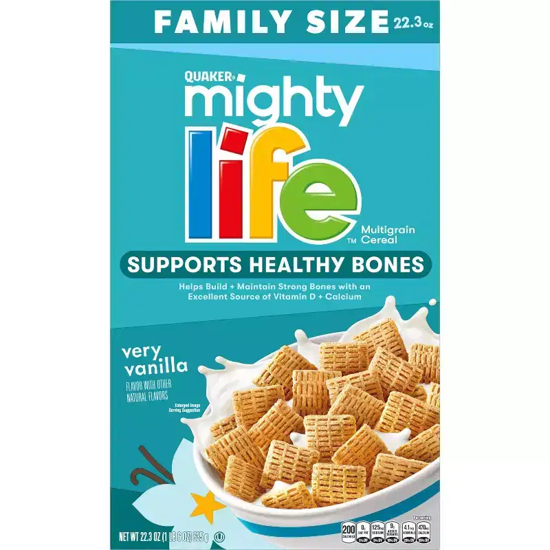 Life Cereal Vanilla Bone Health Family Size Breakfast Cereal - 22.3oz