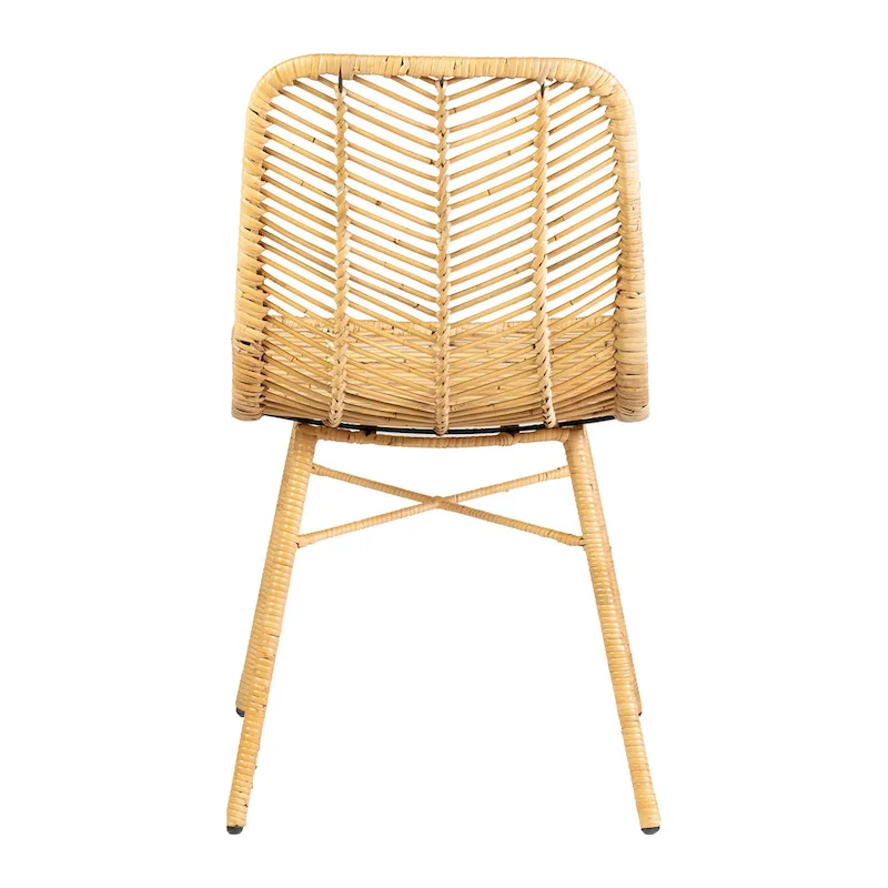 Handmade Natural Rattan Dining Chairs (Set Of 2) by East at Main