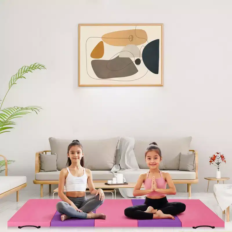 Folding Gymnastics Mat with Handles – 24