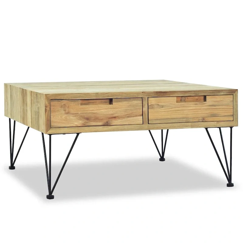 Coffee Table 31.5  x31.5  x15.7   Solid Teak