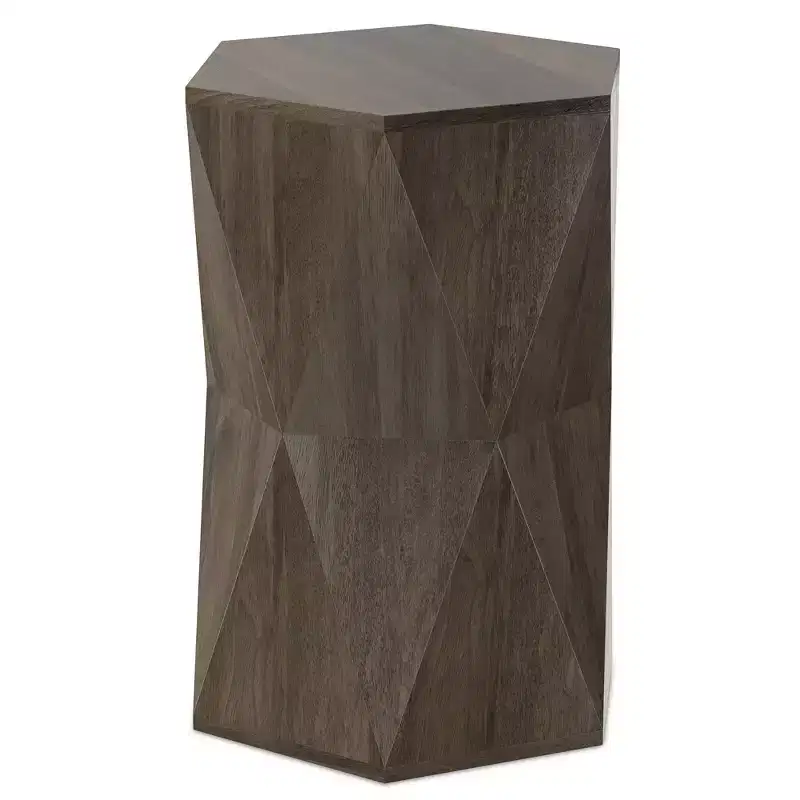 Jerome 16 inch Wide Solid Wood Contemporary End Table,Assembled