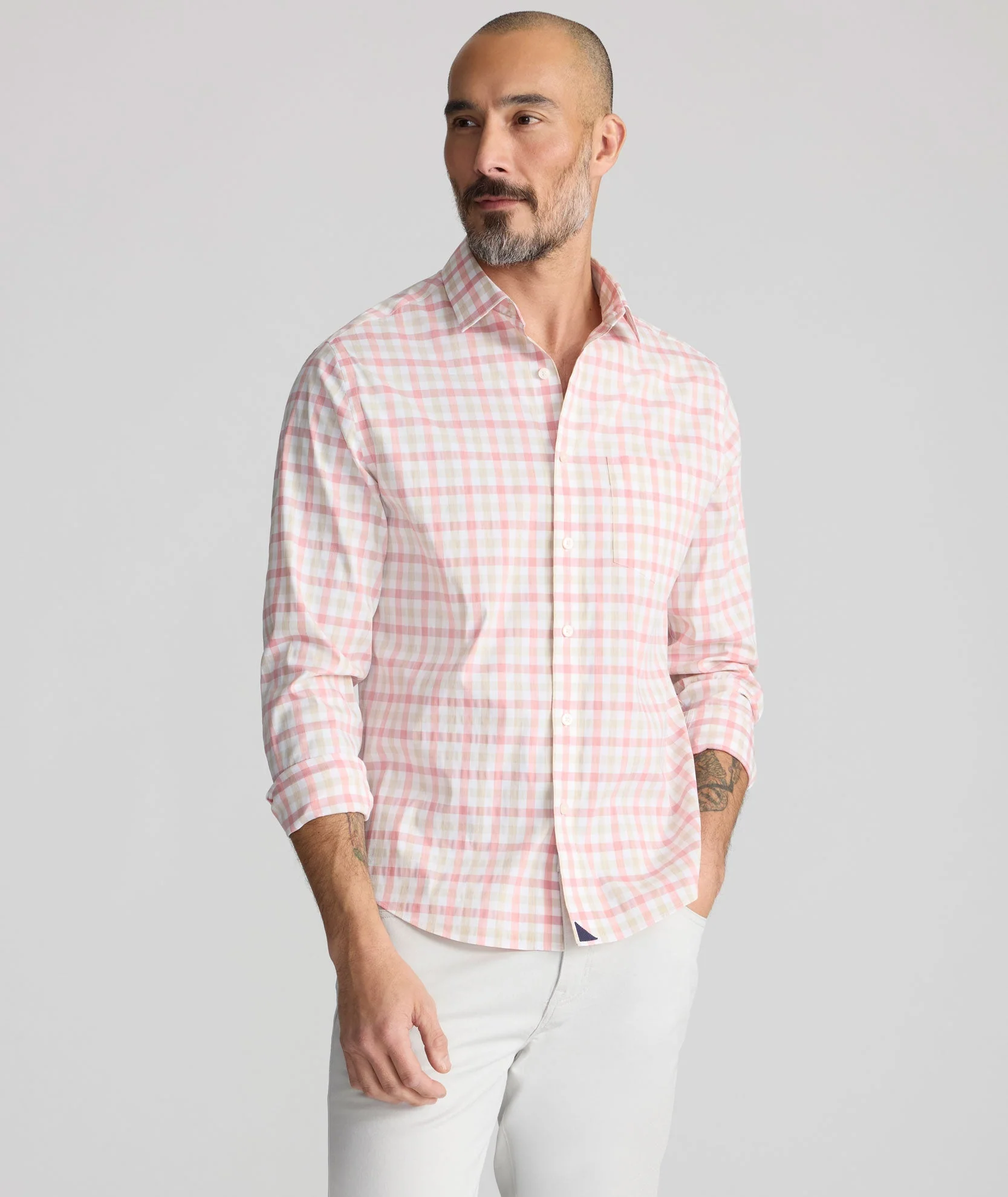 Cotton-Nylon Cooling Shirt (Red)