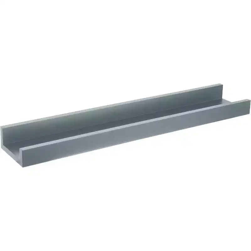 23"x4"Wall Shelf Cloud Gray: MDF Floating Display, Includes Mounting Hardware
