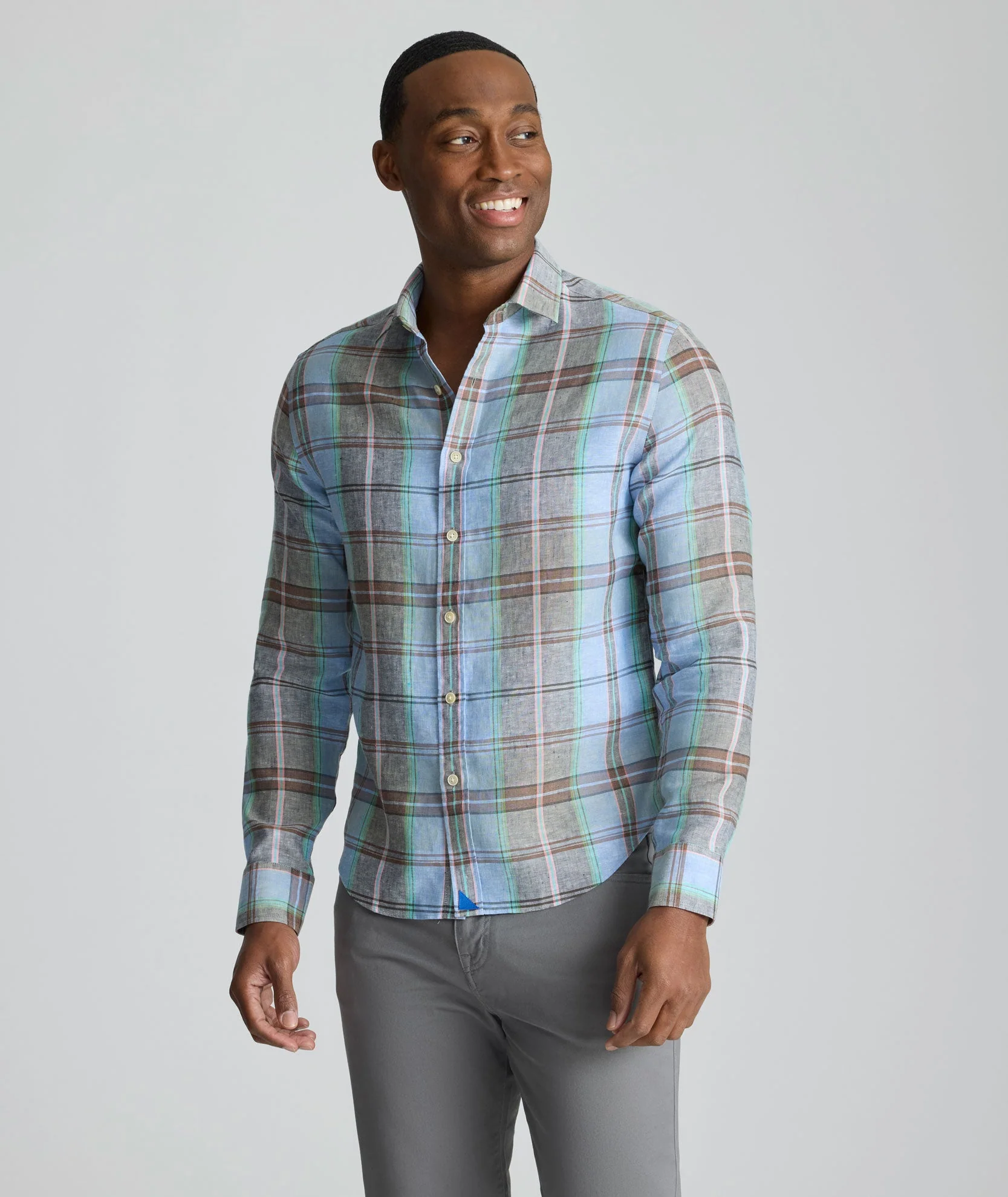 Plaid Linen Shirt