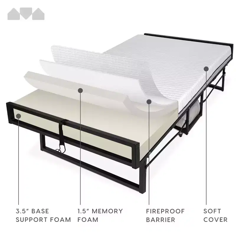 Deluxe Presidential Folding Bed with Mattress