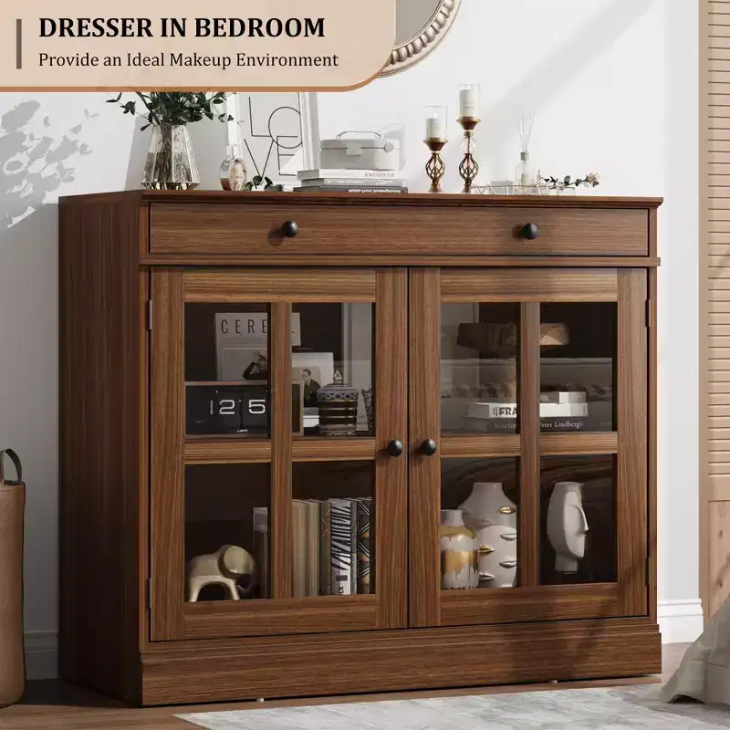 Kitchen Storage Cabinet, Buffet Cabinet with Storage, Modern Coffee Bar Cabinet, for Dining Room, Kitchen