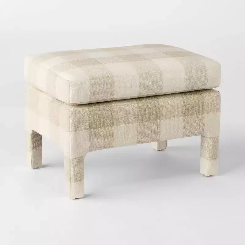Fully Upholstered Ottoman designed with
