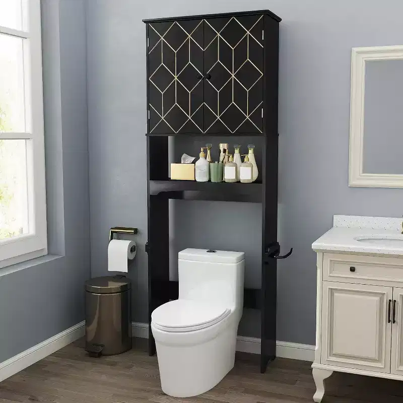 Above Toilet Storage Cabinet Spacesaver for Bathroom