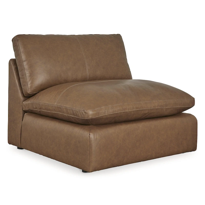Signature Design by Ashley Emilia Brown 4-Piece Sectional - 130 W x 90 D x 36 H