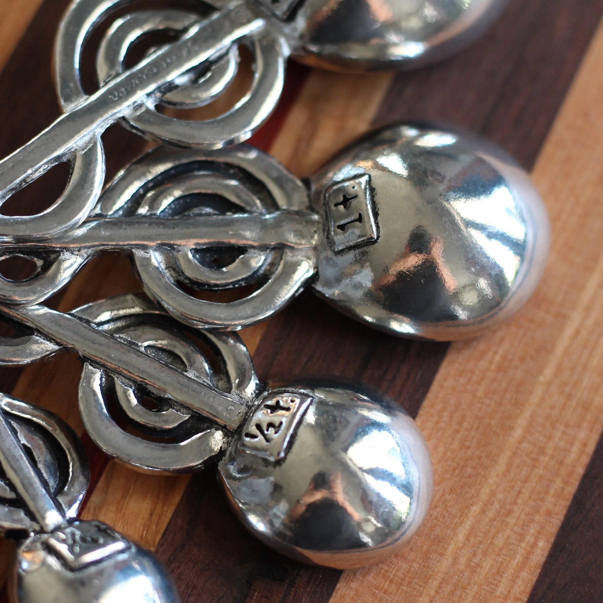 Handmade Pewter Treble Clef Measuring Spoons
