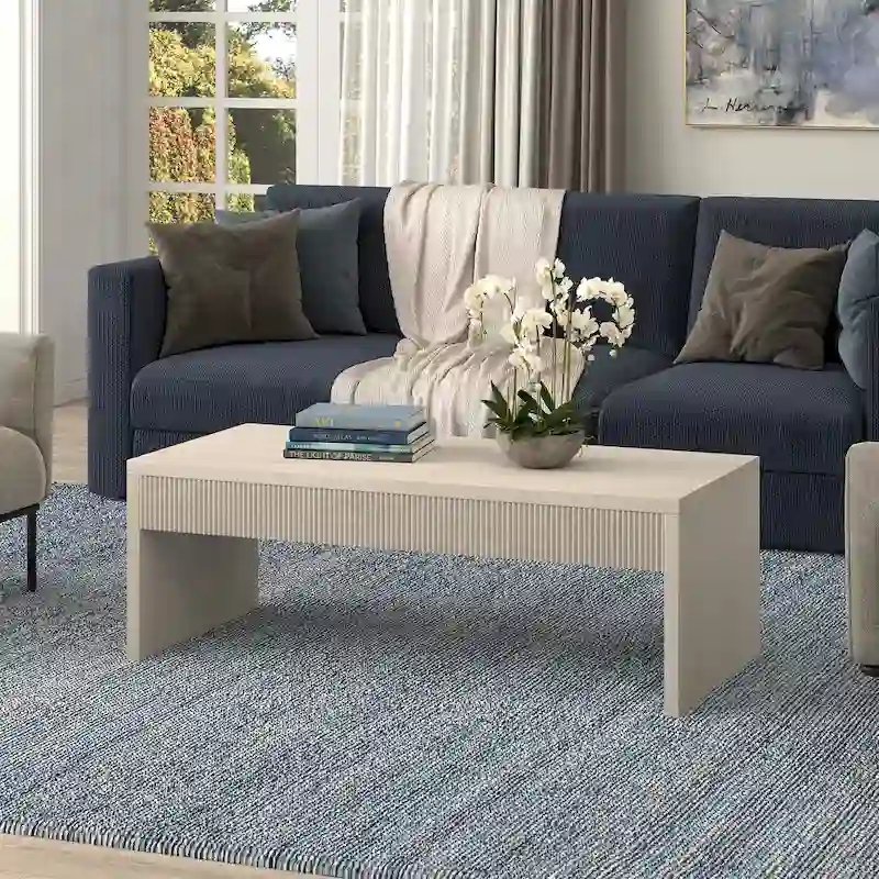 Lawrence 48 Wide Rectangular Coffee Table - 47.5 Wide