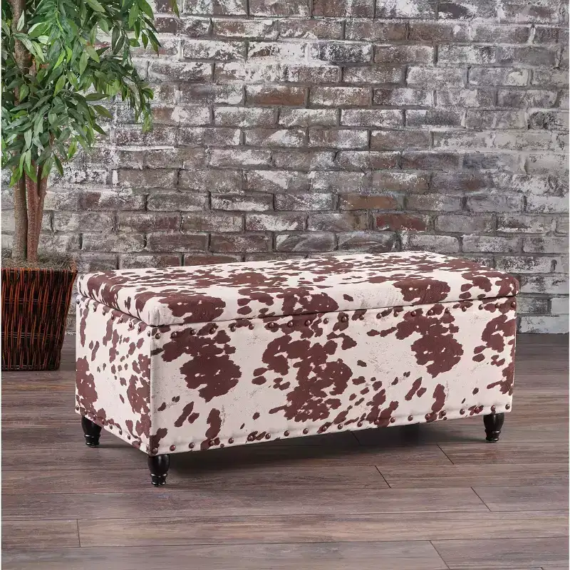 Christopher Knight Home Tallmadge Contemporary Studded Storage Ottoman Bench