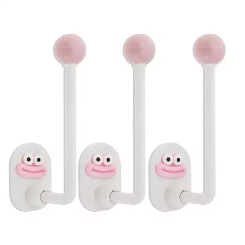 Unique Bargains Durable Adhesive Cartoon Long Headband Holder Organizer 3 Pcs