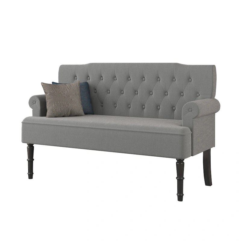Carlotta Rolled Arm Settee