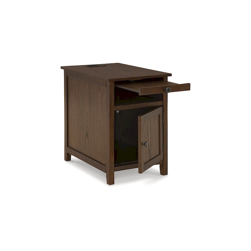 Signature Design by Ashley Treytown Chairside End Table - 16W x 24D x 24H