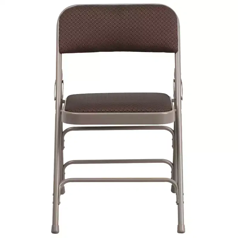 2-Pack Home & Office Party Events Fabric Padded Metal Folding Chair