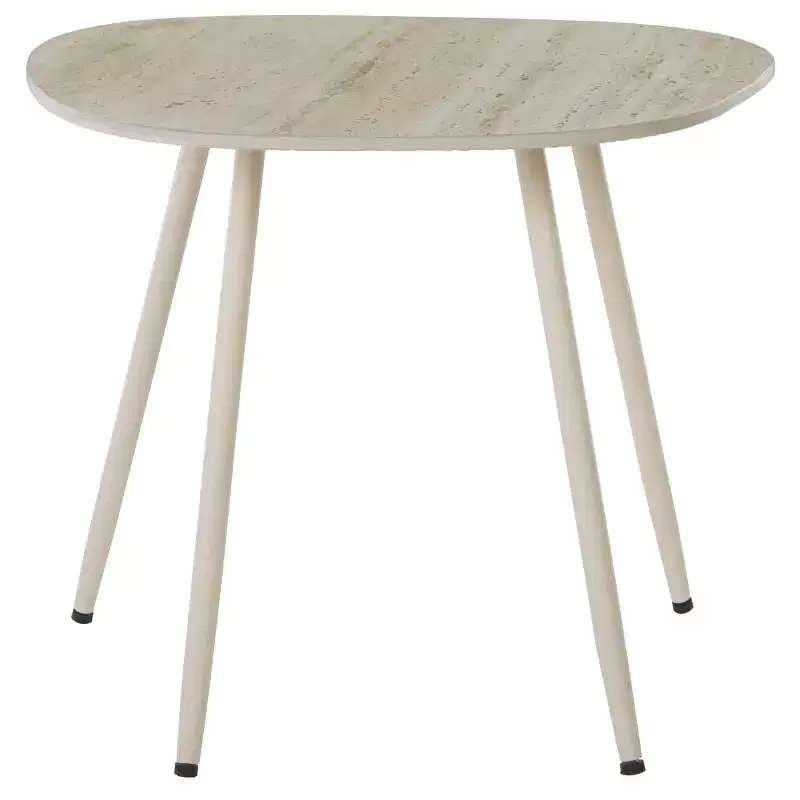 Mint Smalll Ceramic Side Table - ACC2914A - Beige Ceramic/Beige - Safavieh