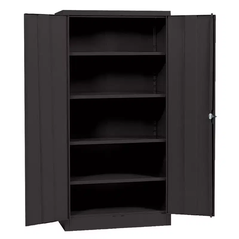 Edsal 36"Wx18"Dx72"H Steel Freestanding Cabinet Black