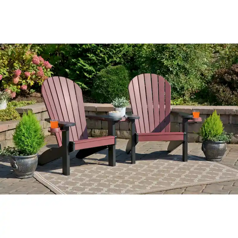 Poly Adirondack Companion Chair Set