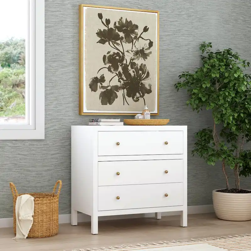 3-Drawer Wood Dresser