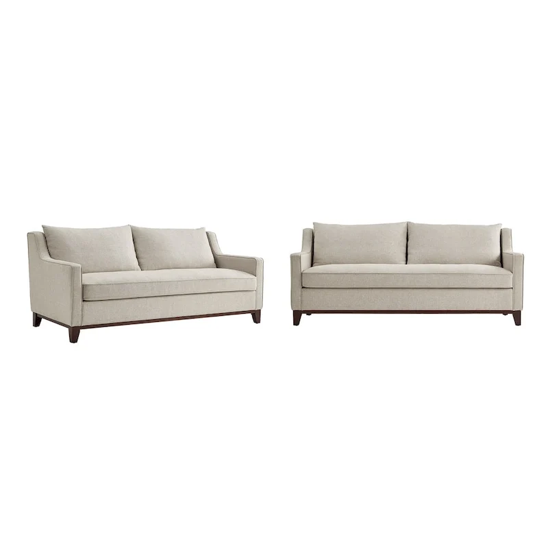 Fabric Sofa with Down Feather Cushions