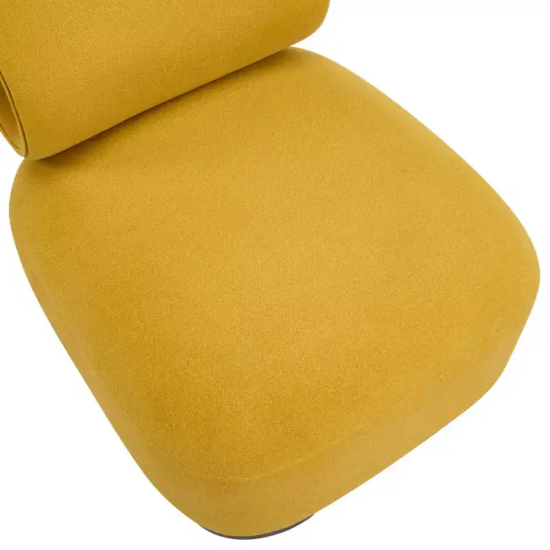 Christopher Knight Home Madison Modern Fabric Upholstered Armless Accent Chair with Sculpted Rolled Back
