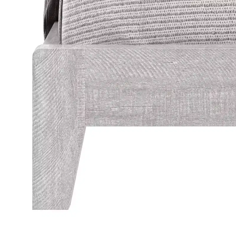Queen Tiena Lencia Bed with Headboard Dusty Grey Oak