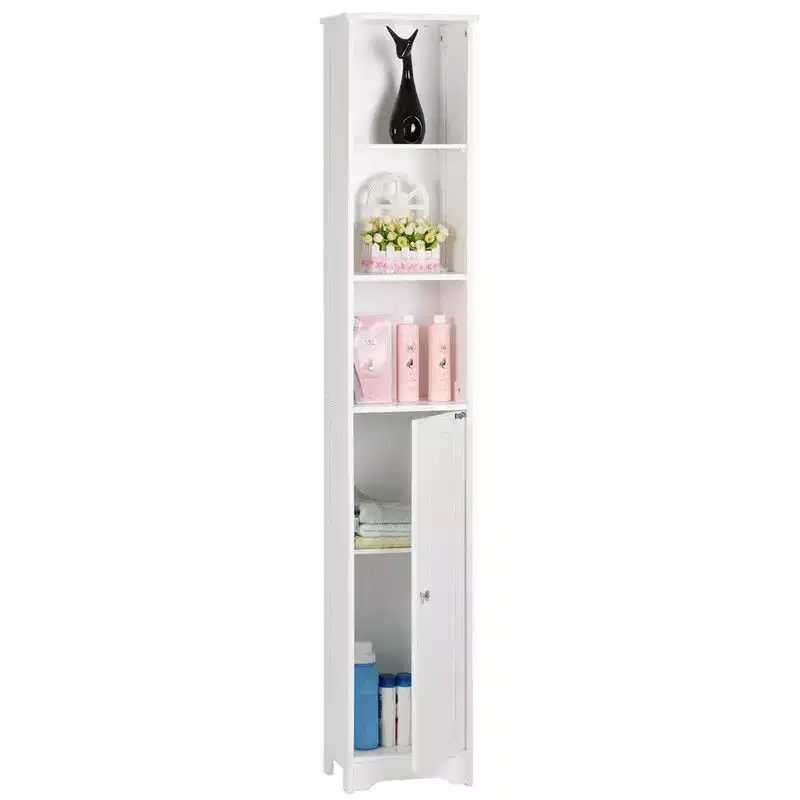 Freestanding Linen Cabinet, Modern Style, Waterproof MDF