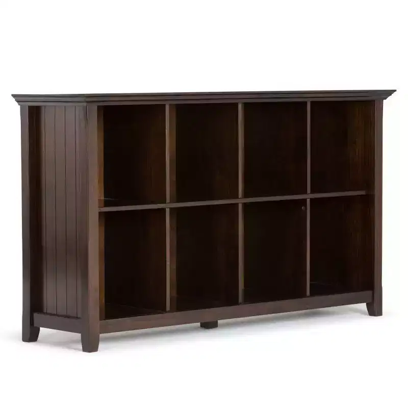 8-Cube Storage Sofa Table, Pine, Brown