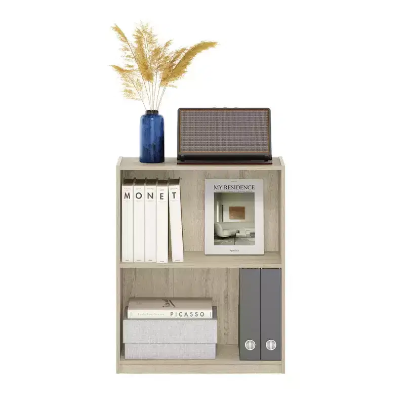 2-Tier Open Bookshelf Nightstand | Bed & Sofa Side Storage