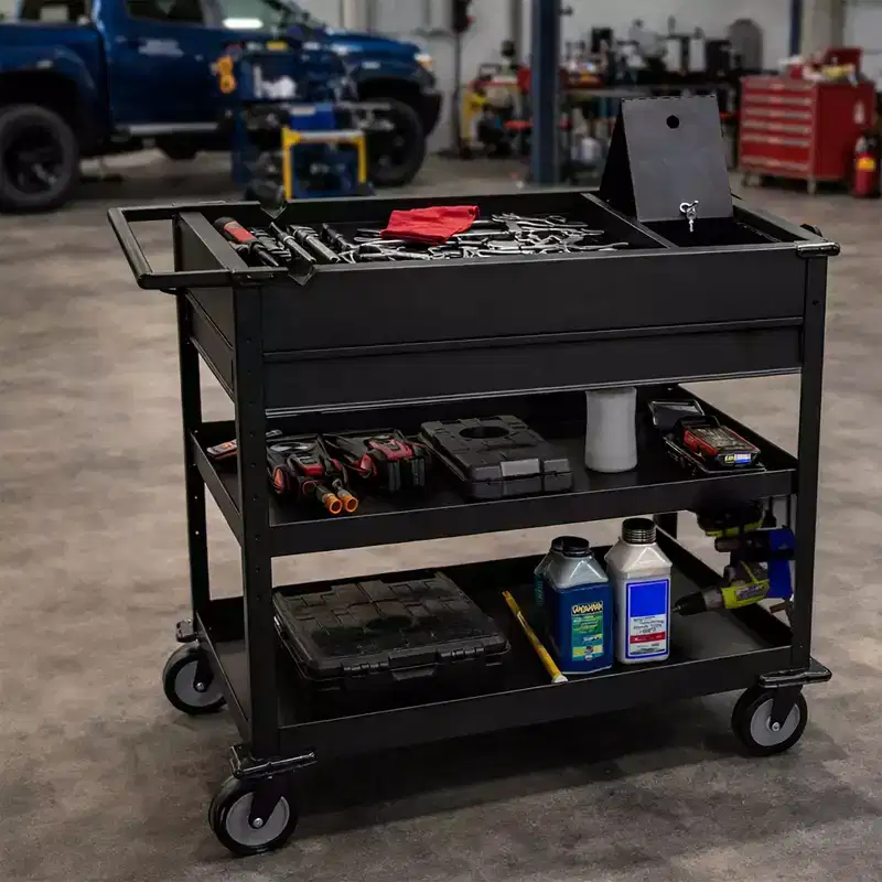 Montezuma 40 Work Cart with Power Tool Holder