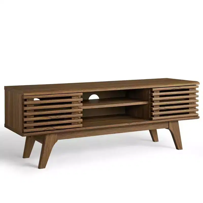Modway Render Media Console TV Stand for TVs up to 50" Brown