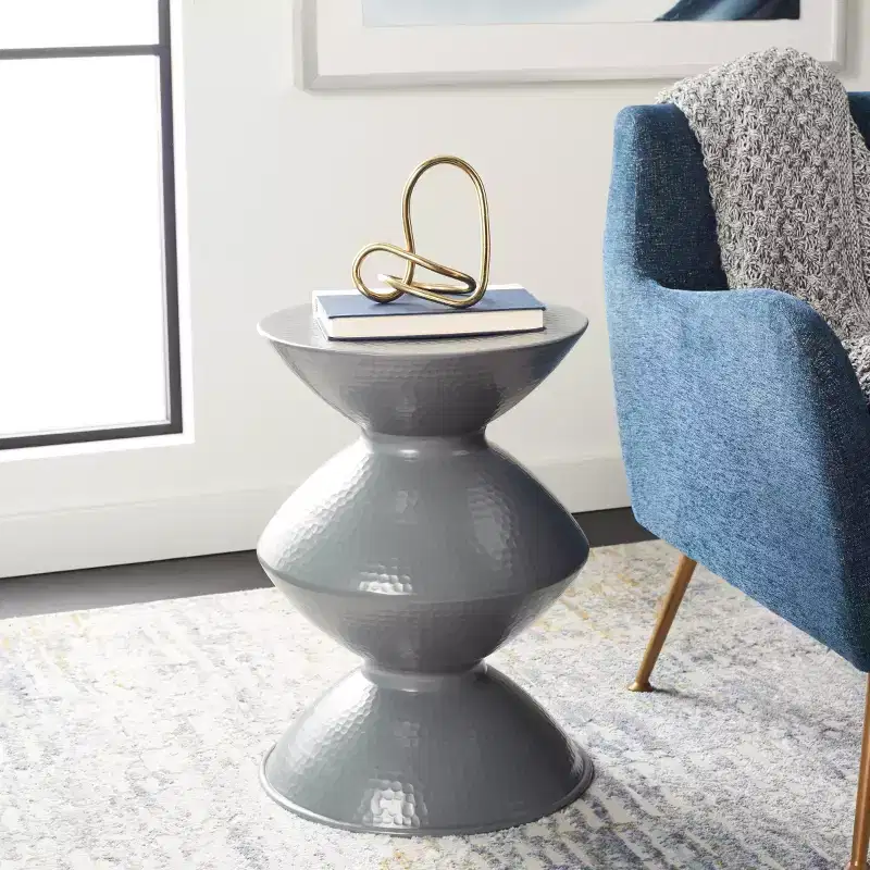 Guildsman Metal Table Stool - FOX5515 - Safavieh Couture