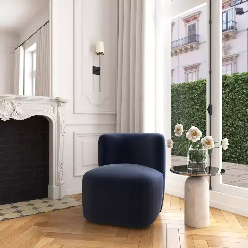 Neko Swivel Chair in Luxe Velvet - Threshold