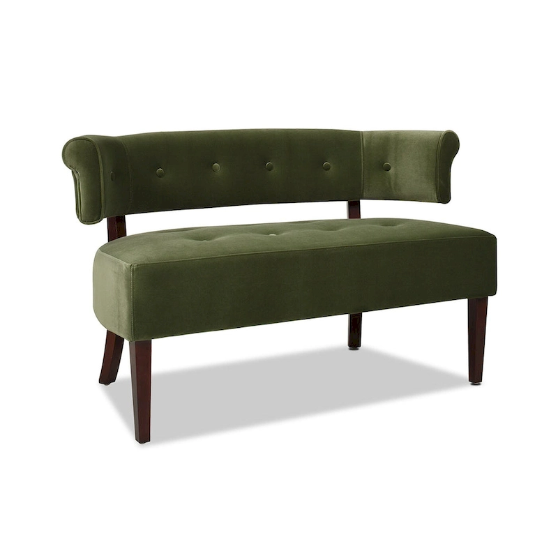 Jared 51 Modern Recessed Arm Tufted Bench Settee